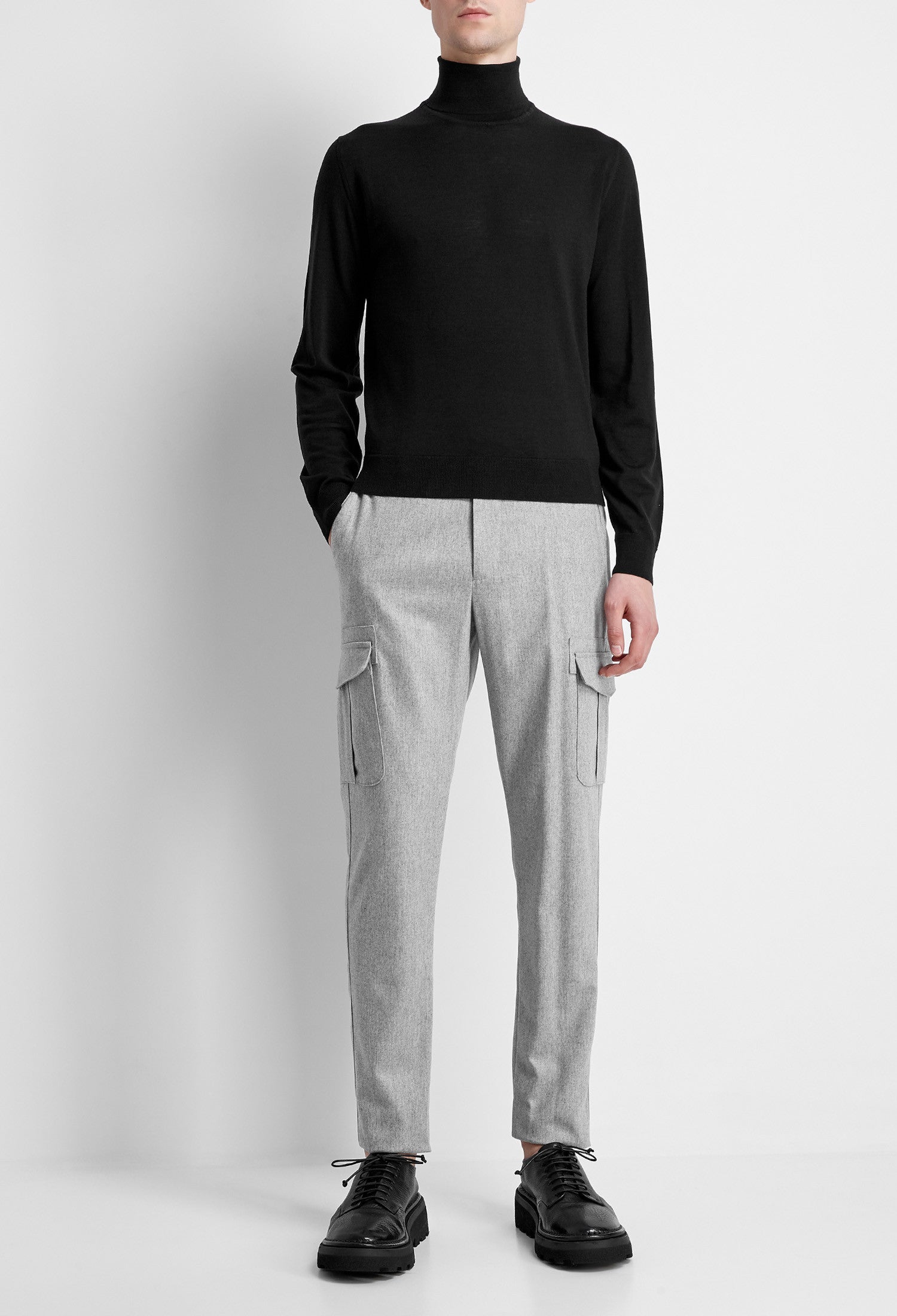 Maglia Collo alto Cashmere seta