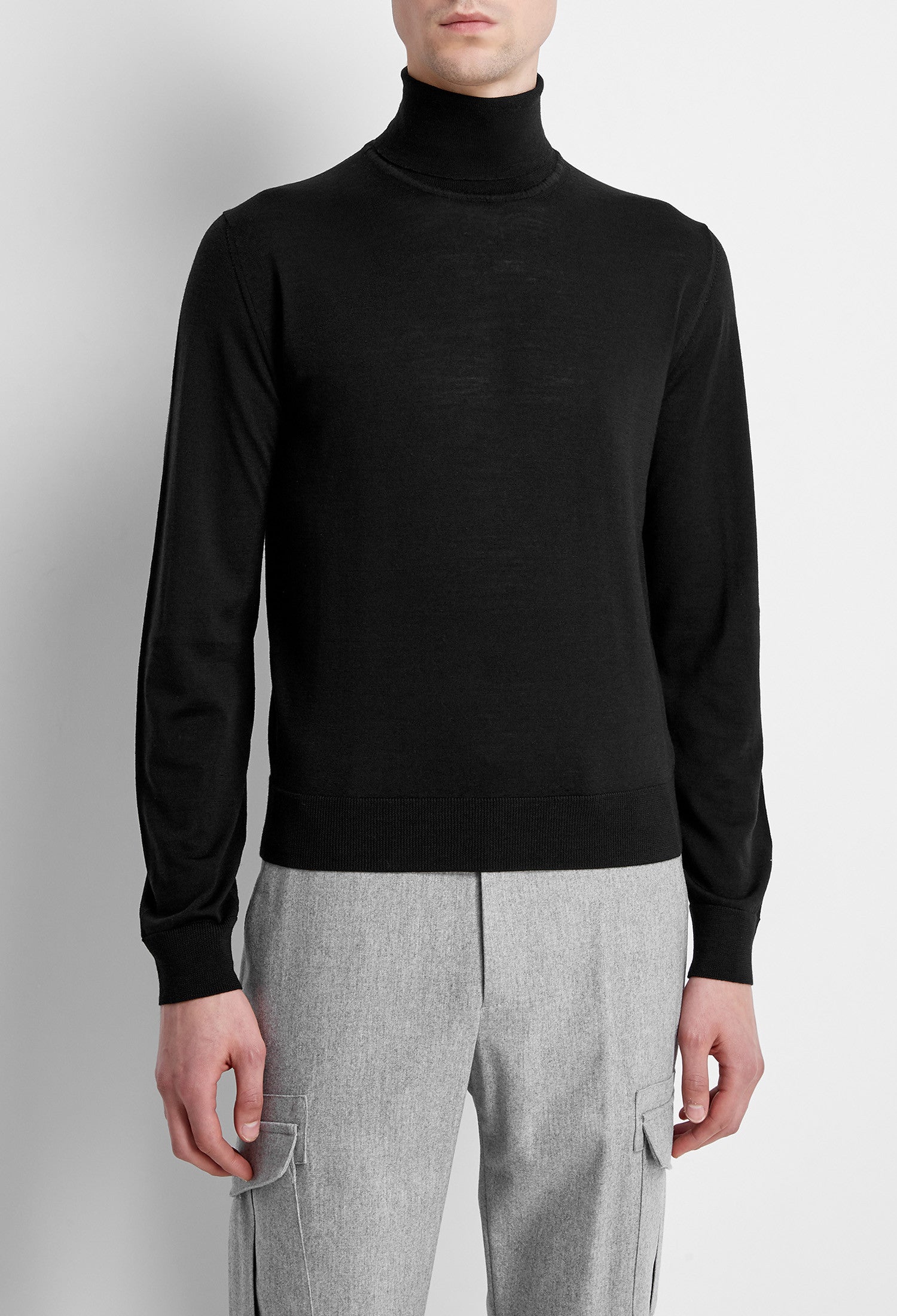Maglia Collo alto Cashmere seta