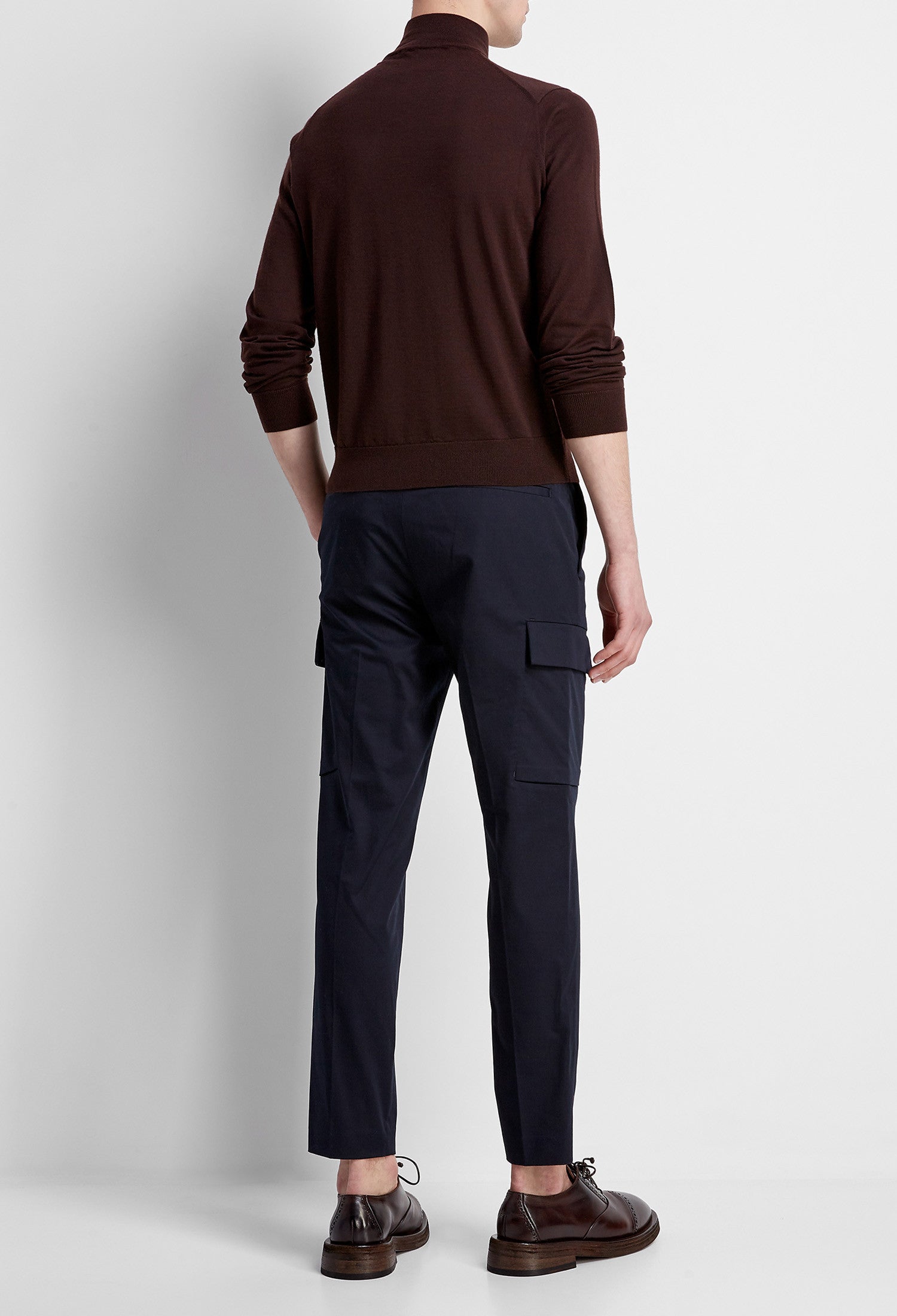 Maglia collo Ciclista Lana e Cashmere