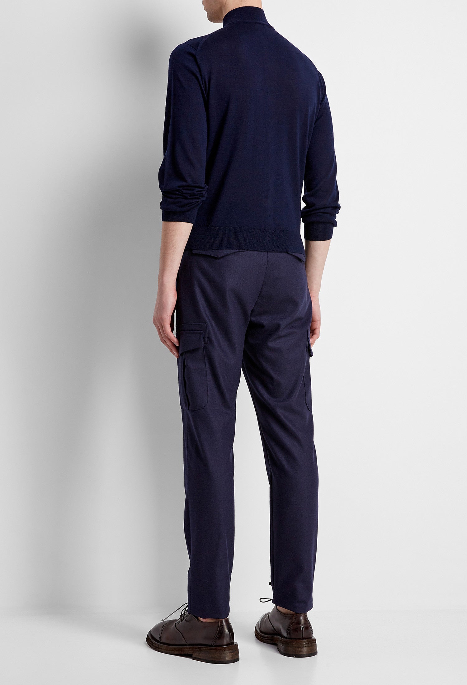Cardigan collo alto con bottoni