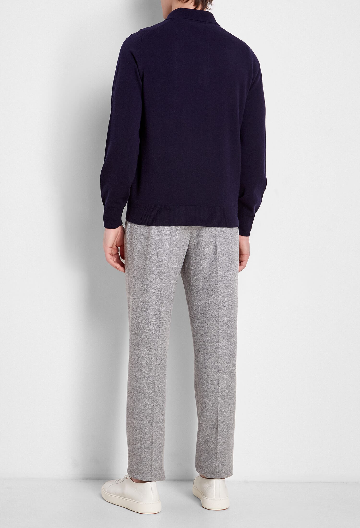 Maglia in Cashmere stile Polo