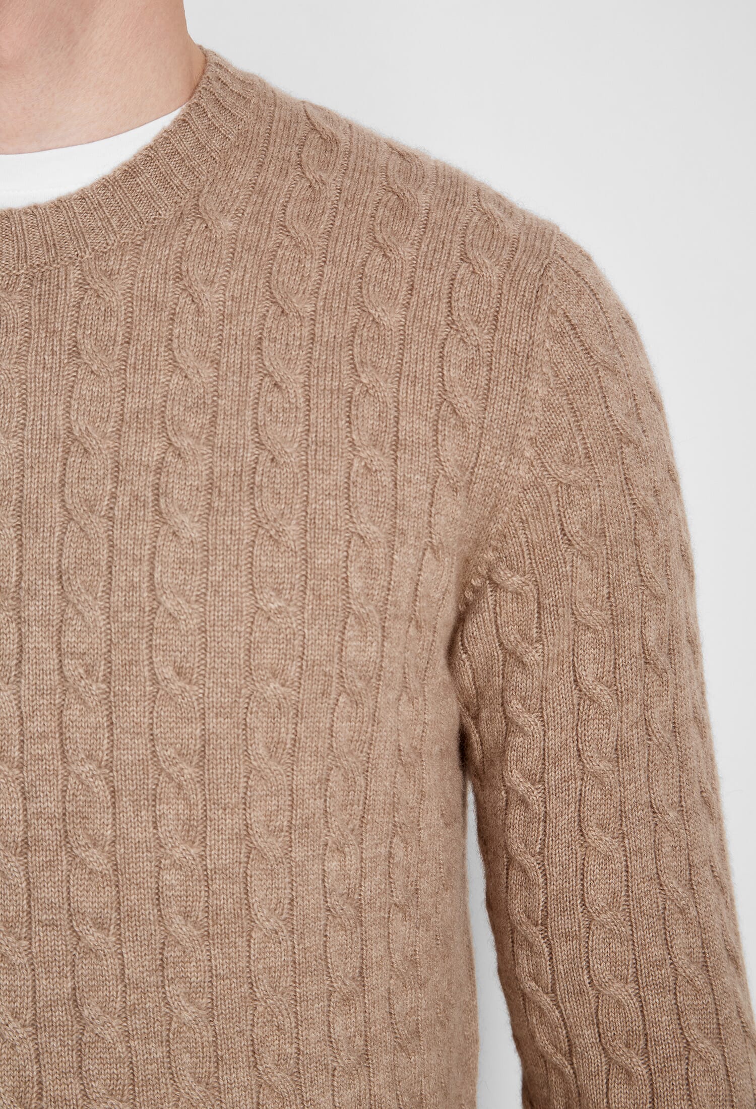 Maglia vanise in cashmere a trecce