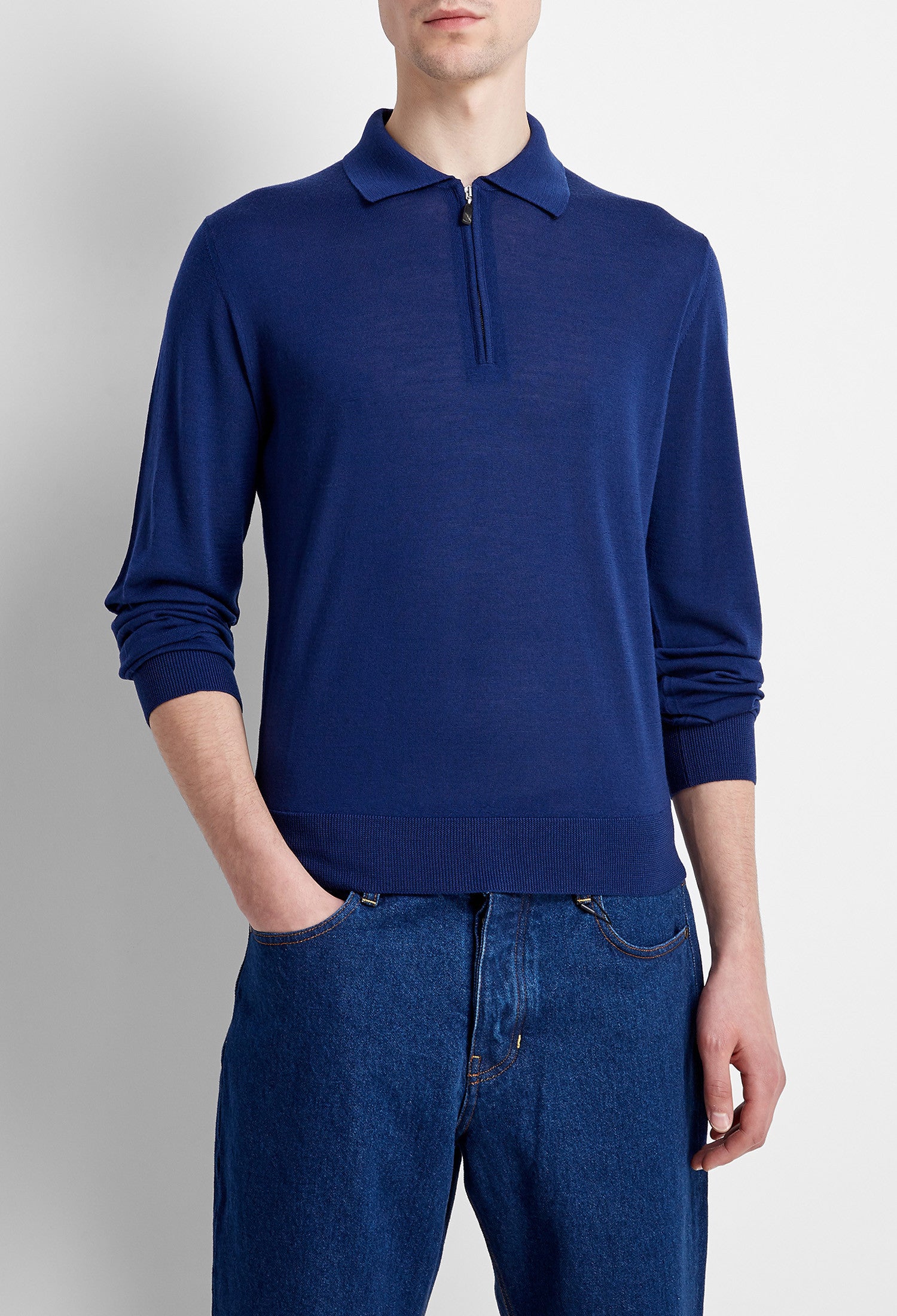 Maglia stile Polo Half Zip