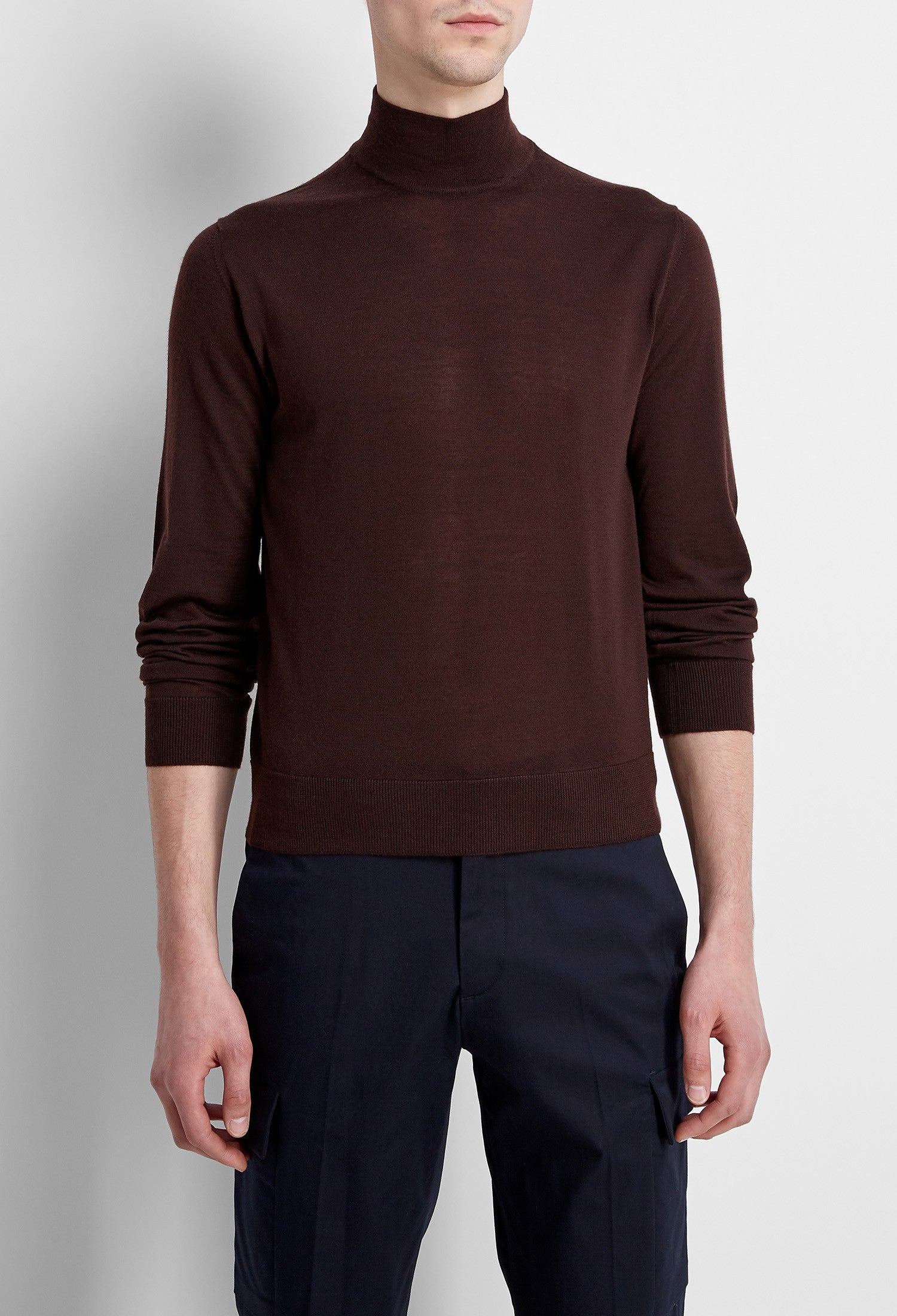 Maglia collo Ciclista Lana e Cashmere