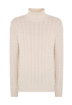 Dolcevita in cashmere a trecce