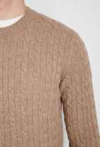 Maglia vanise in cashmere a trecce