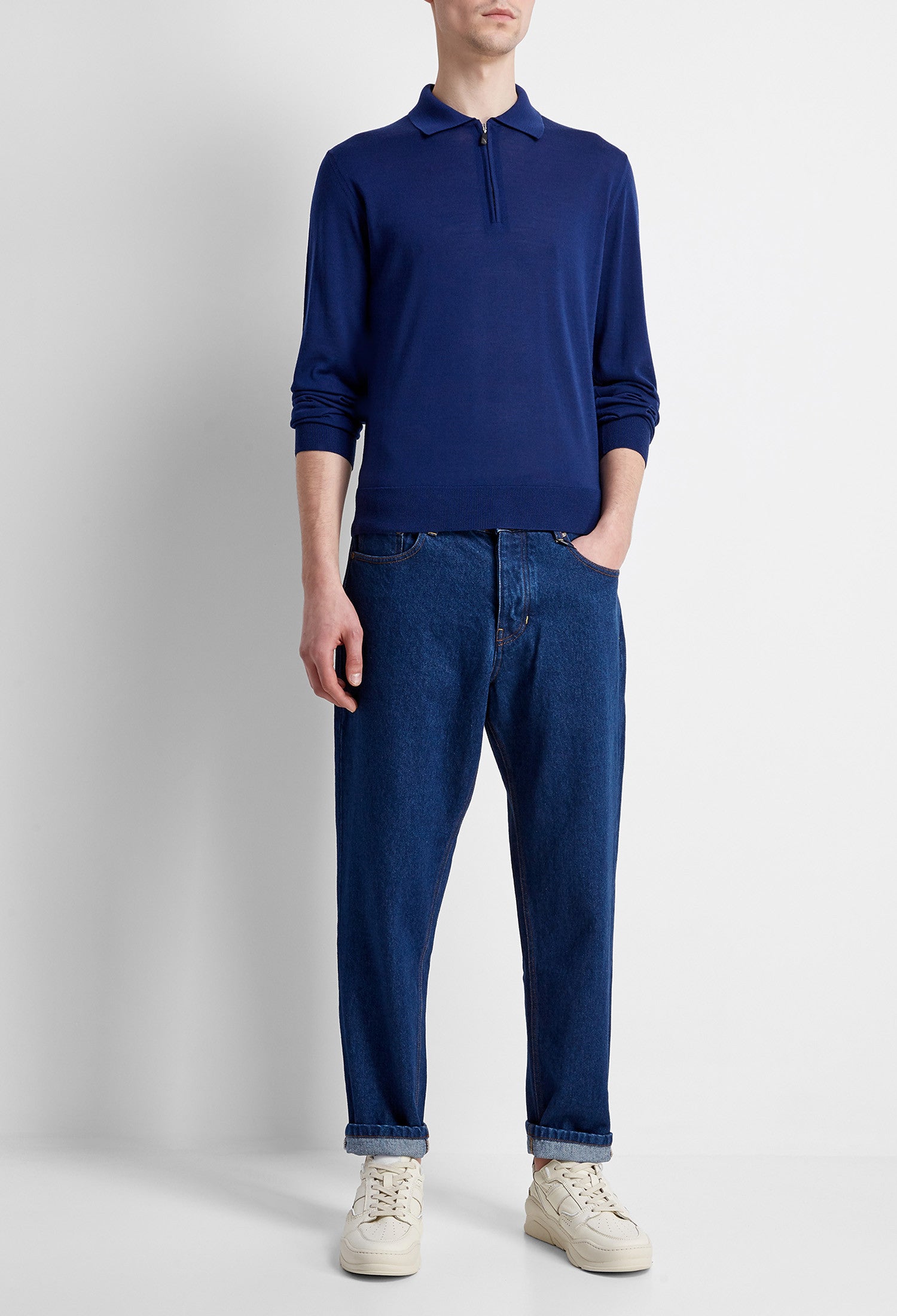 Maglia stile Polo Half Zip