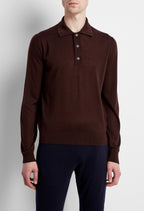 Maglia stile Polo in Cotone Sea Island