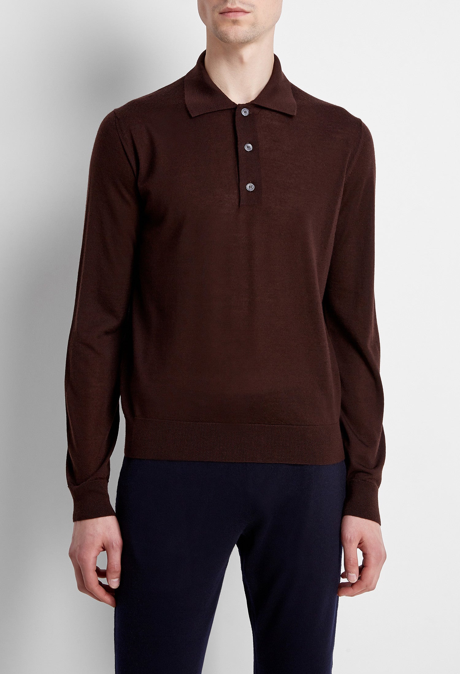 Maglia stile Polo in Cotone Sea Island